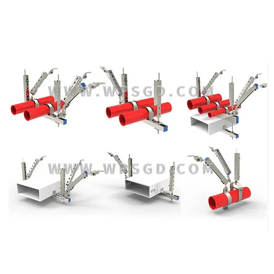 Support de support de support de stabilisateur de support sismique anti-vibration personnalisé
